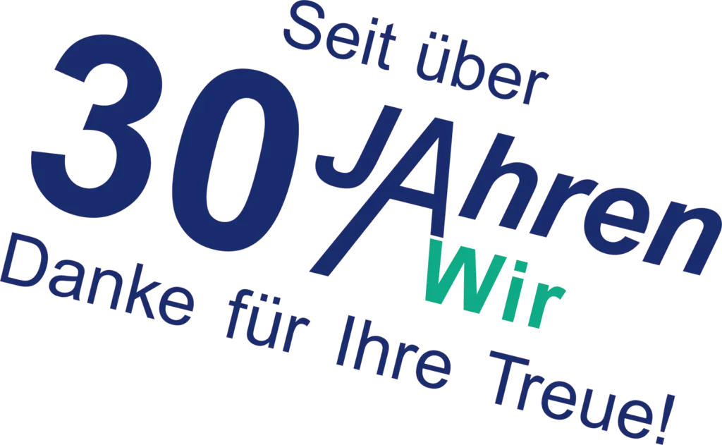 Seit über 30 Jahren Agger Geruestbau - Danke für Ihre Treue